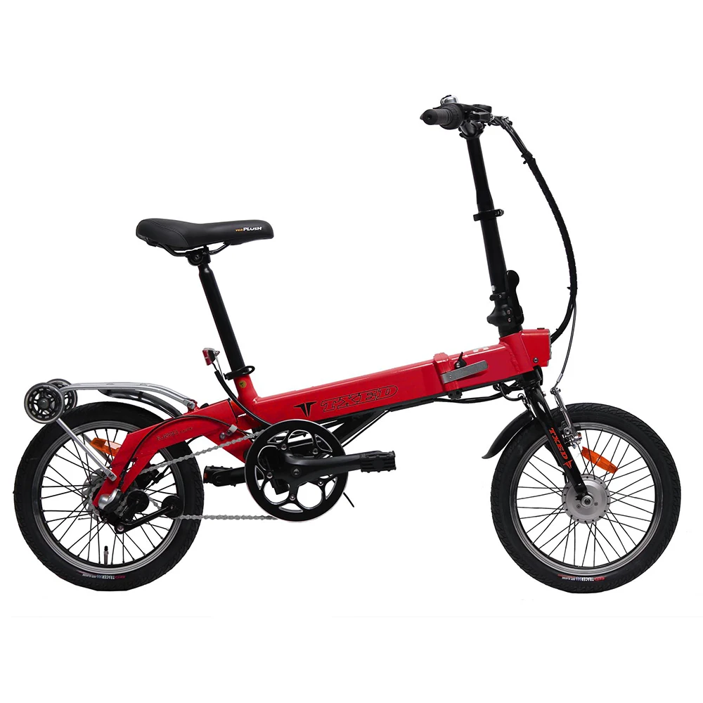 

16 inch light full hidden battery electric folding bicycle