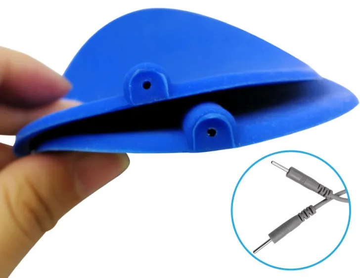 Electrically Conductive Electronic Pulse Massage Rubber Electrode Pads For Tens Ems Muscle