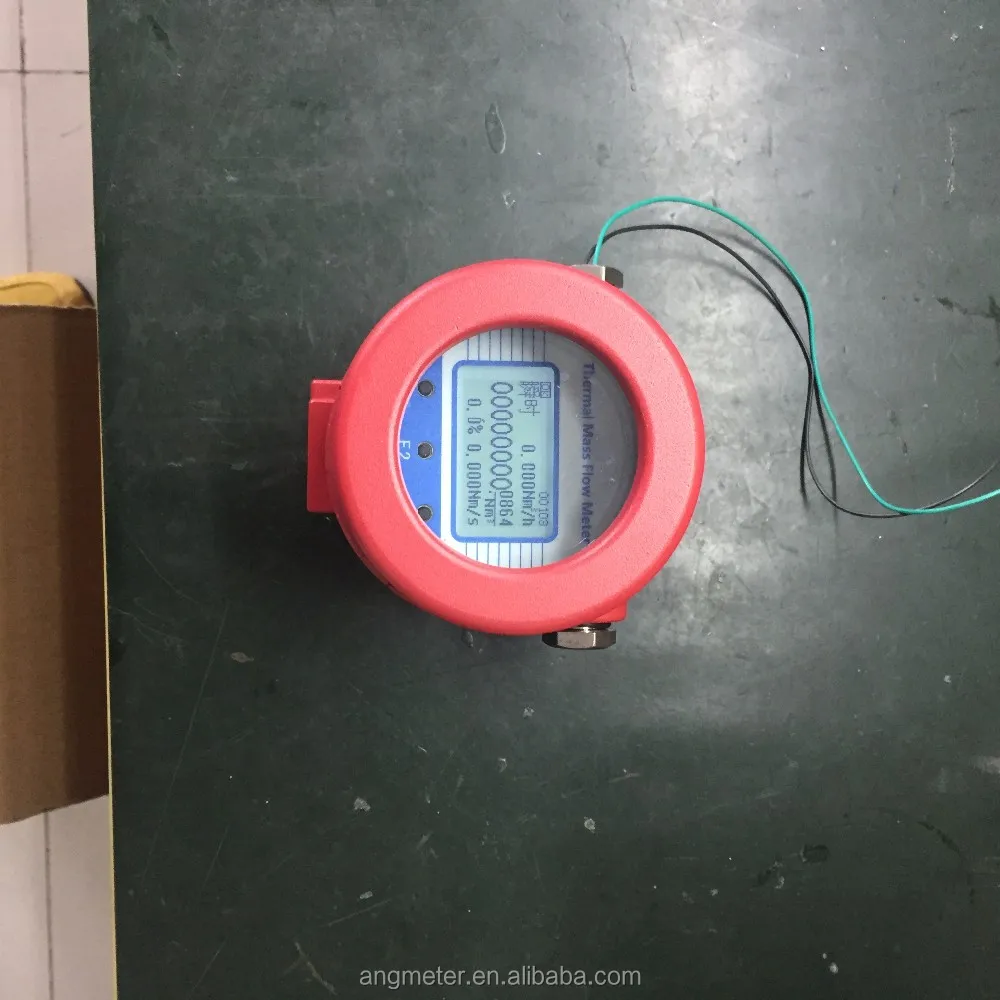 Double Power Natural Gas Totalizer Rs485 Hart Thermal Gas Mass Flow