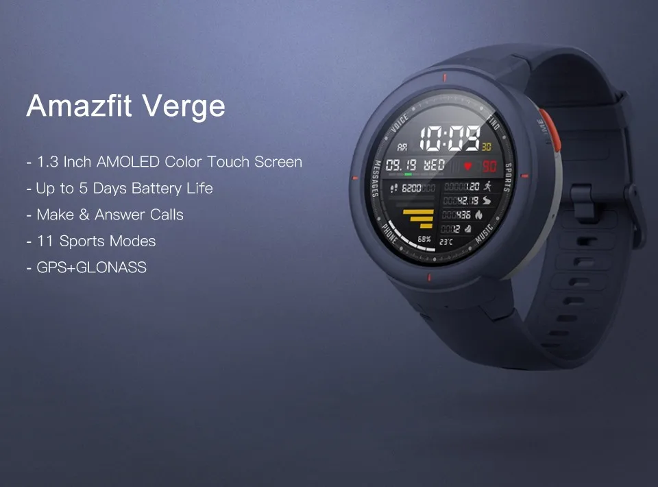 xiaomi huami amazfit verge 3