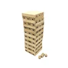 1-54 number wooden tumbling tower blocks stacking games for adult