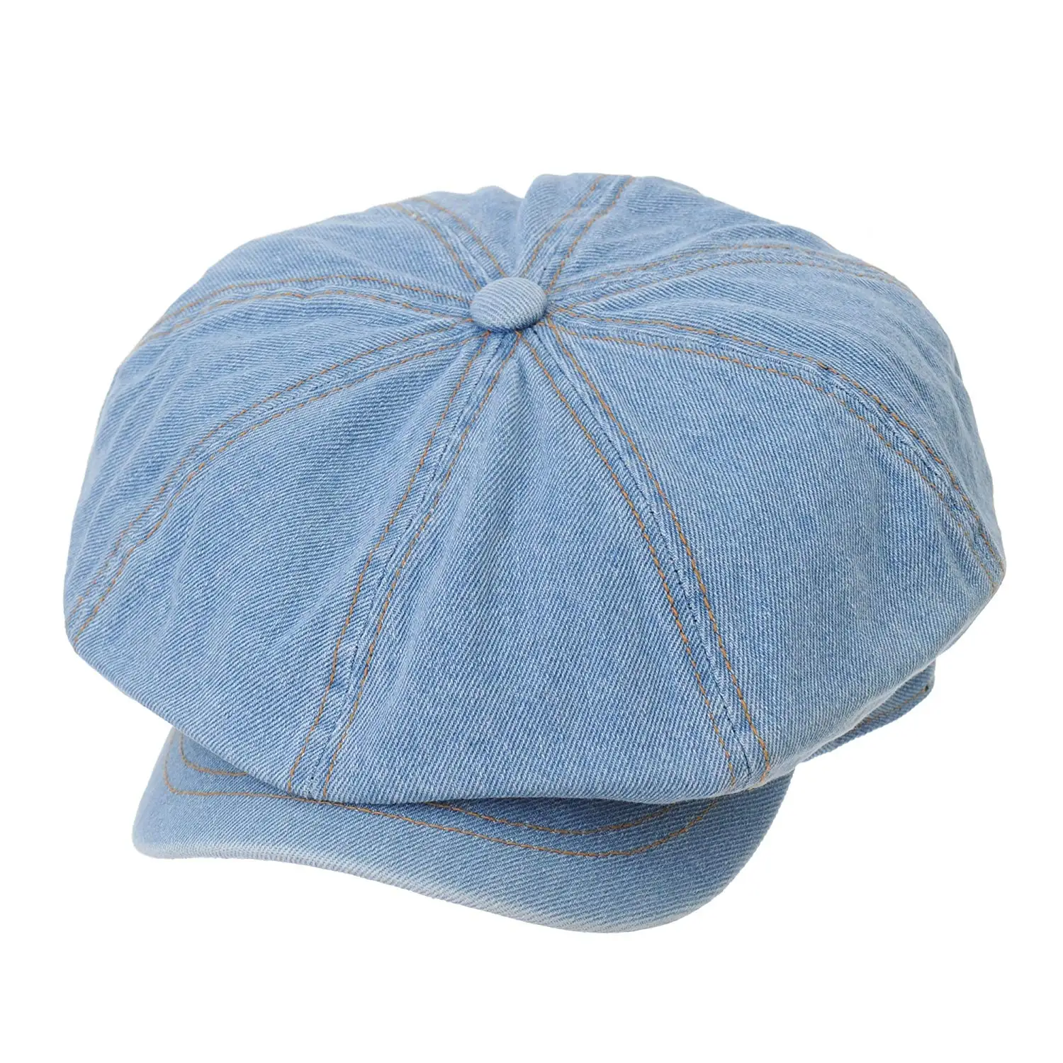 blue pageboy hat