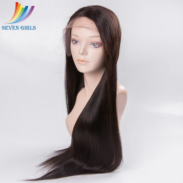 

Fast Free Shipping 8 Inch To 26 Inch In Stock Silky Straight Cheap Indian Human Hair 130% Density Lace Front Wig