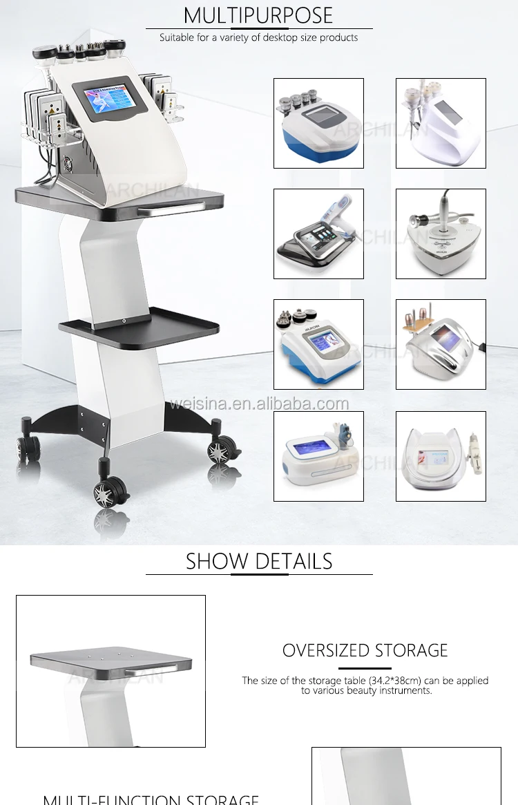 High quatity mobile portable hairdresser trolley for beauty salon