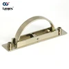 Simple furniture hardware cabinet metal small drawer recessed pull knobs handle stainless steel