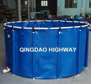7000l,5000l,3000l round or square pvc fish pond/ fish pool