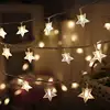 100 LED 49 FT Star String Lights Plug in Fairy String Lights Waterproof Extendable for Indoor Outdoor New Year Garden