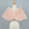 Women Real Ostrich Feather Fur Shawl Fashion Style Natural Fur Shrugs Top Quality Pashmina Poncho