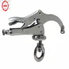 Rising drill press vise clamp that mount directly to any work bench, drill press and fixtures.