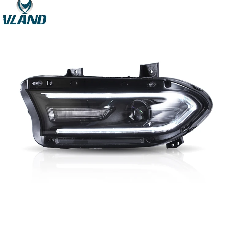 2019 New Dodge charger colorful Head Light for 2015 2016 2017 2018 2019 LED rgb Headlights with the LED Turn Signal