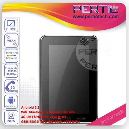 2011 mobile phone tablet pc Android 2.2 WIFI 3G GPS Bluetooth ALL built in PYT-P700A PYT-P700B 2011 mobile phone tablet pc Android 2.2 WIFI 3G GPS Bluetooth ALL built in PYT-P700A PYT-P700B
