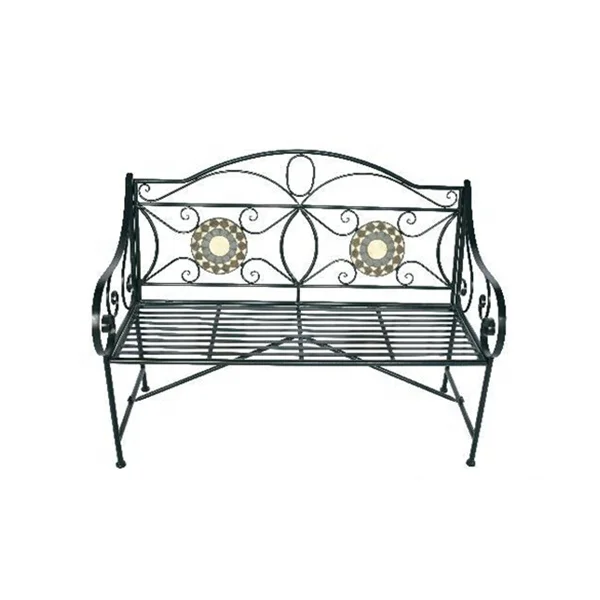 New Design Outdoor Garden Metal Mosaic Bench Buy Garden Bench