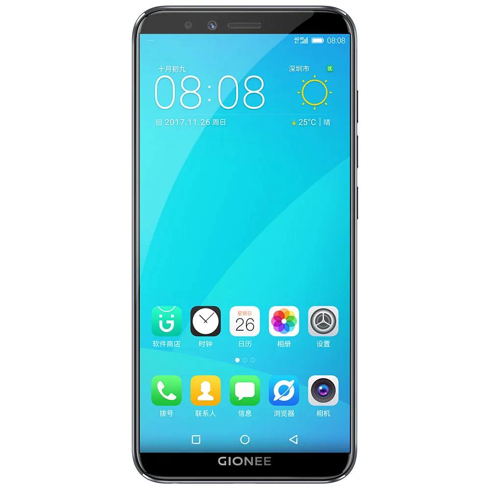 

Original Gionee F6 Mobile Phone Android 7.1 4G LTE Snapdragon Octa Core 3+32G Global Network 5.7 18:9 Full Screen Fingerprint