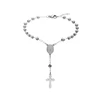 76438 Xuping stainless steel gold bracelet jewelry women christian cross bracelet