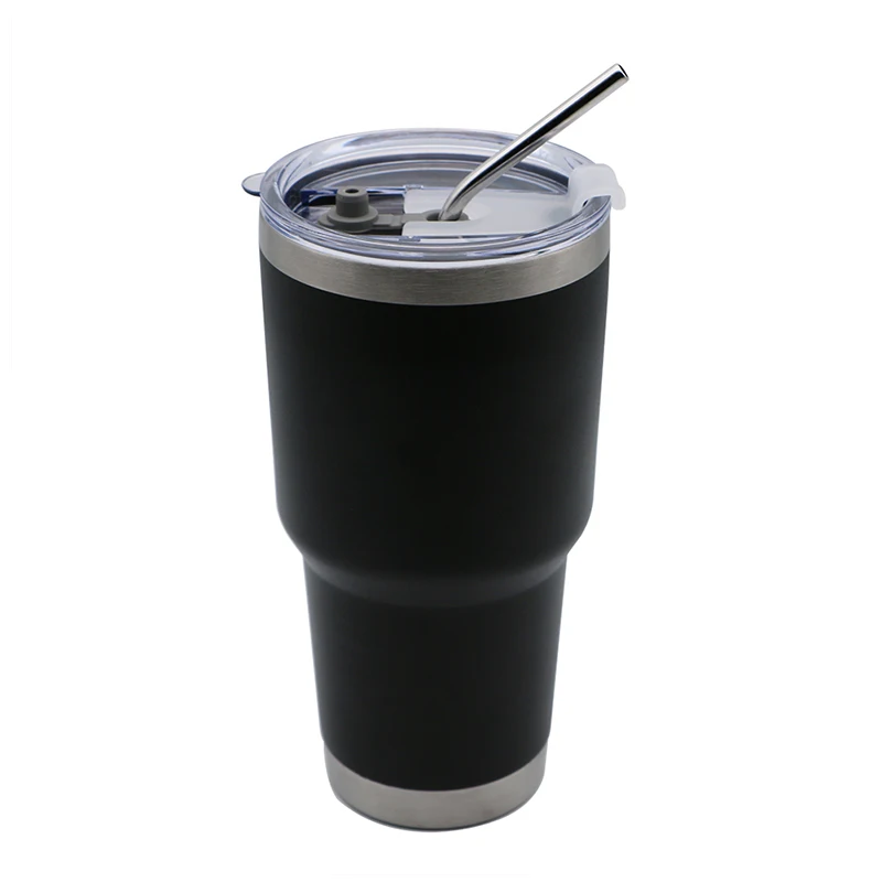 
WeVi 20oz and 30 oz Double Wall Stainless Steel Vacuum Insulated Coffee Tumbler With Straw Wholesale 