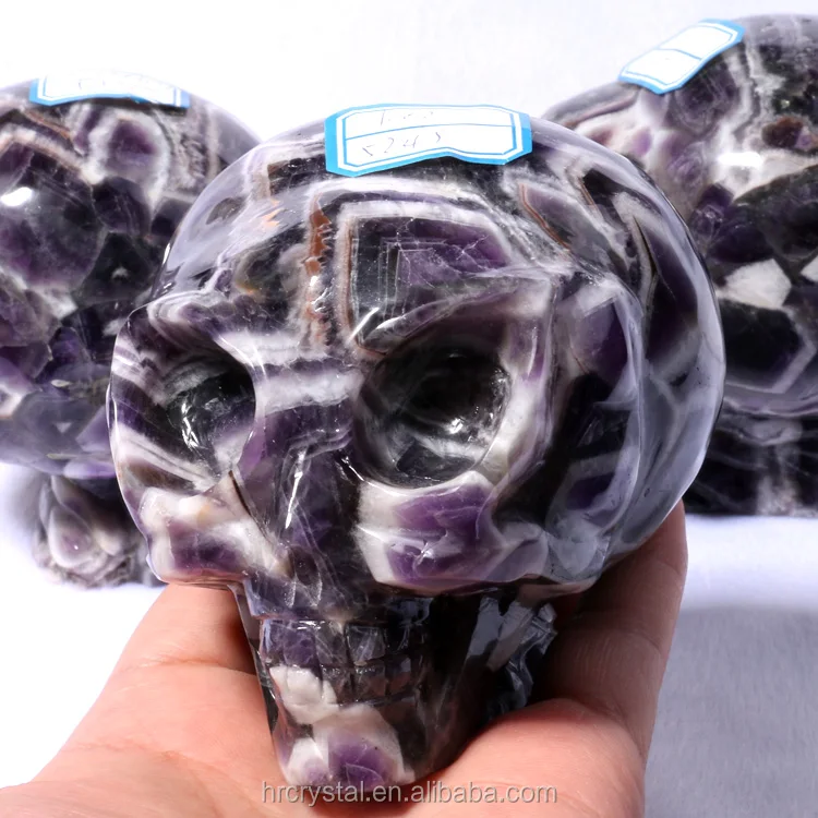 chevron amethyst skull 2