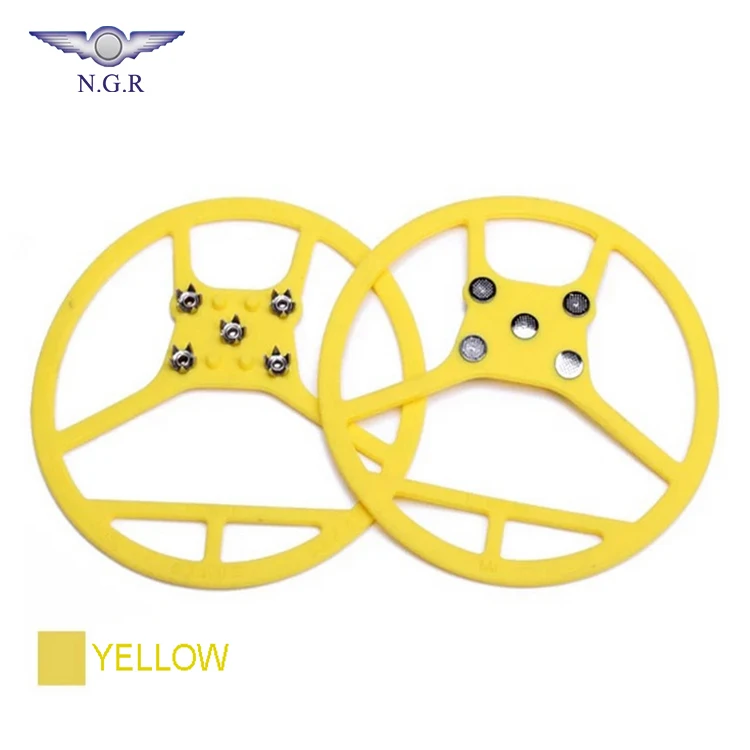 Outdoor professional safety cleats shoes anti-slip snow rubber ice gripper