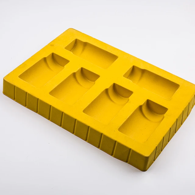 高品质 ps 植绒塑料吸塑托盘为葡萄酒