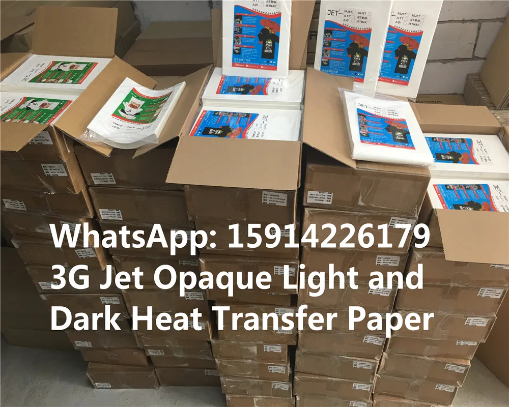 3G JETOPAQUE light and dark color inkjet heat transfer printing paper