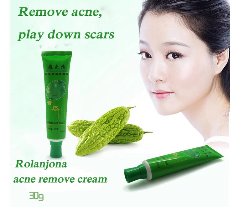 

A06007 Rolanjona Acne Removing Anti Acne Cream bitter gourd Acne Treatment 30g, Milk white