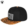 Free Design Digital Samples Customize Embroidered Gorras Snapback Hats Caps Leopard