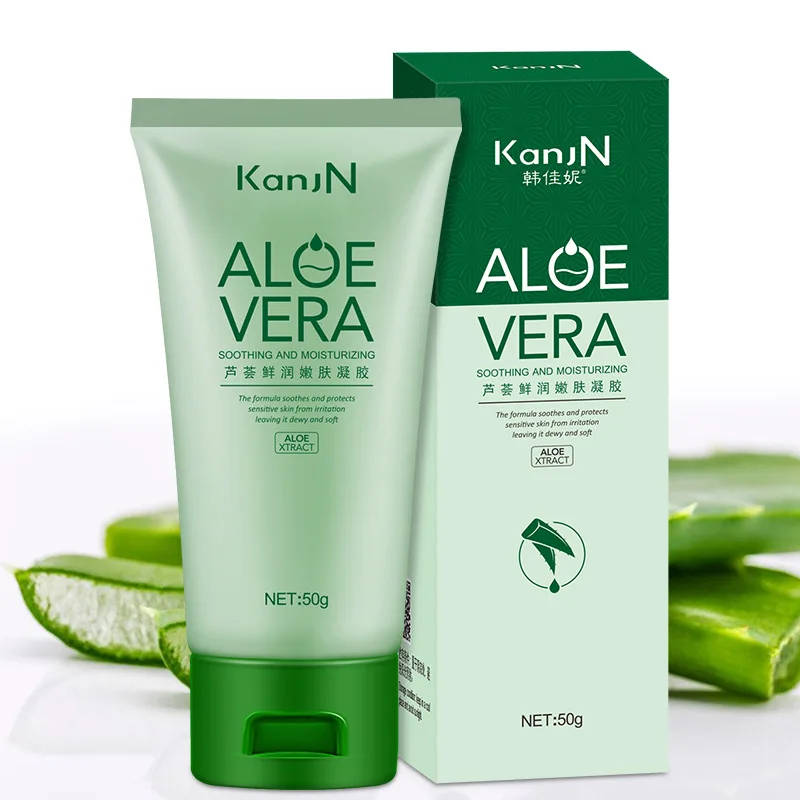 

KANJN Aloe Vera Soothing Gel from 100% Pure and Natural Organic Aloe Vera Gel for Face and Skin