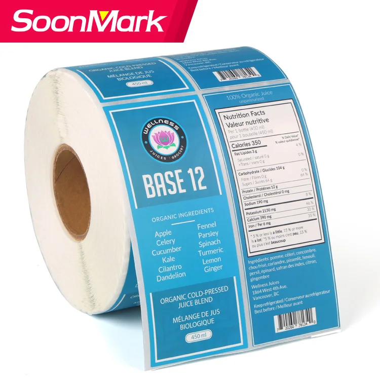 Customized Disposable Sticker Selfadhesive Removable Dissolvable