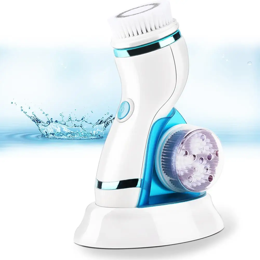 Cnaier 4 In 1 Electric Face Brush With 2 Speeds Setting Include Detachable  Handle&amp;4 Brush Head - Buy High Quality Waterproof Electric Cleansing  Brush,Exfoliating Face Brush,Electric Face Brush Product on Alibaba.com