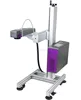 2017 new design high quality portable Flying fiber laser marking machine for production line