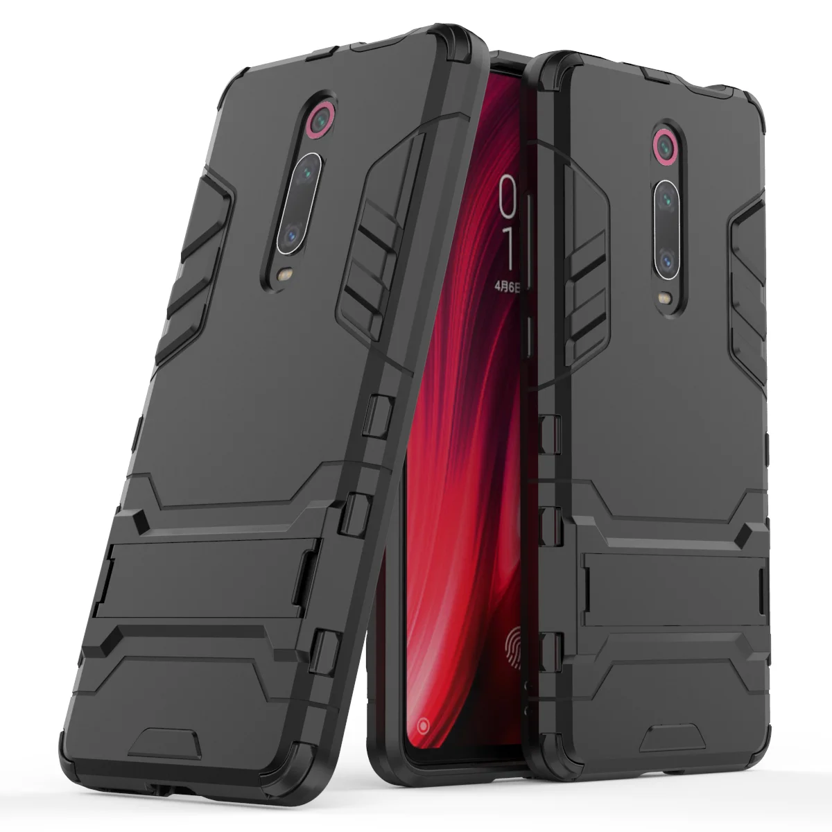 Hot product Factory price hard tpu soft pc mobile case kickstand phone case for Xiaomi Redmi K20 K20 pro