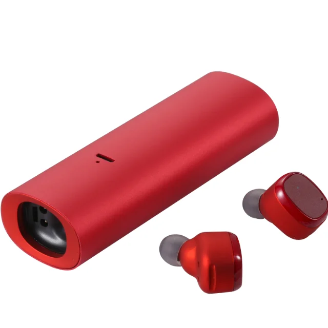 

Excellent Sound Quality TWS Wireless Earphone With 650mA Charging Case Bluetooth CE RoHS FCC, Gold;silver;black;rose;red