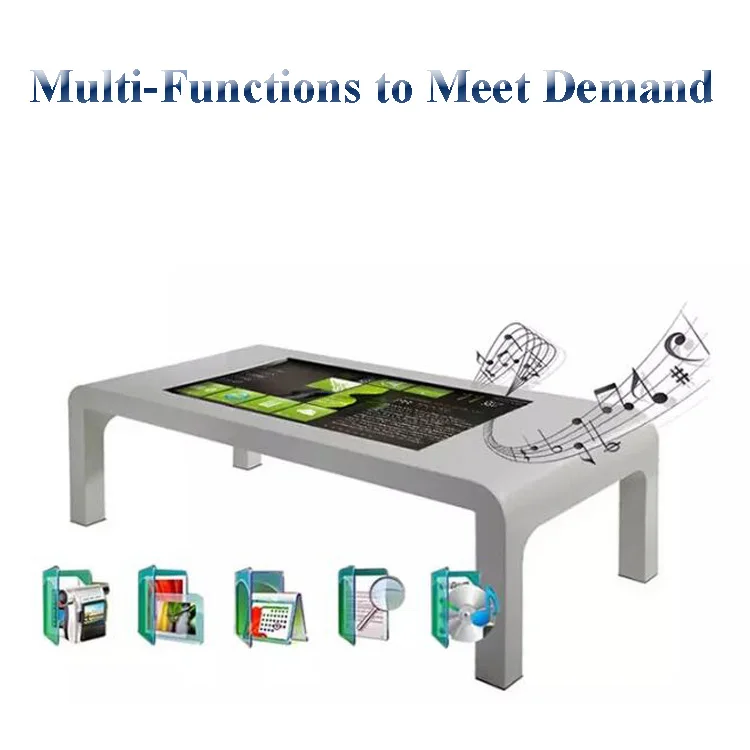 55 Inch Interactive Multi-Function Waterproof Indoor Display LCD Touch Screen Coffee Table
