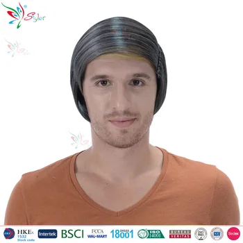 Styler Brand China Party Wig Supplier Black White Short Afro Hair