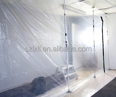 
Dust Barrier system 4PK 12ft 3.9M extension poles and adhesive zippers 