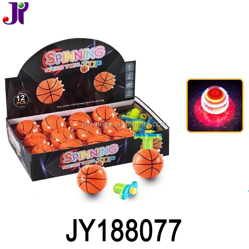 light up spinning top soccer ball toys