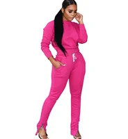 

New Design Women High Quality Polyester Long Sleeve Feet zipper Casual Yoga Sets