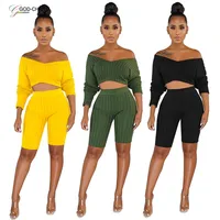 

*GC-70909 2020 new arrivals Wholesale African sexy sweater clubwear women two piece outfits two piece set women clothing sexy