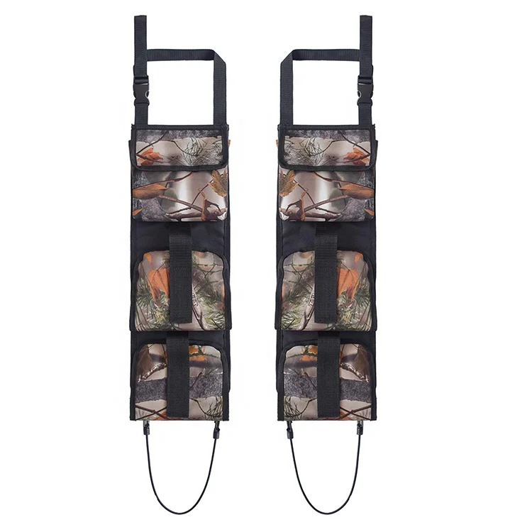 

Car Seat Back Gun Sling Organizer with Pockets for Rifle Gun Racks for Hunting & Shooting, Black;camo;green