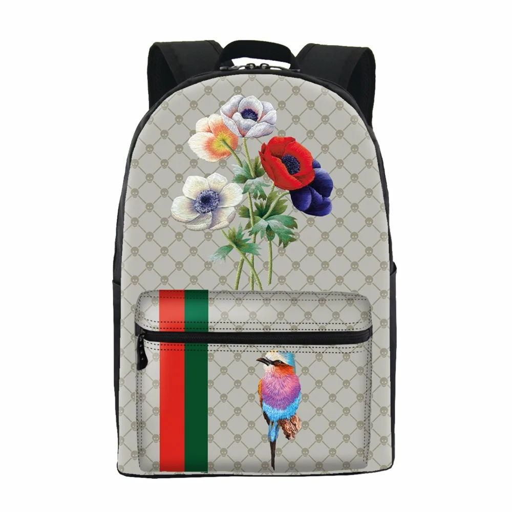 

ONE2 spring latest promotional embroidery women bag backpack