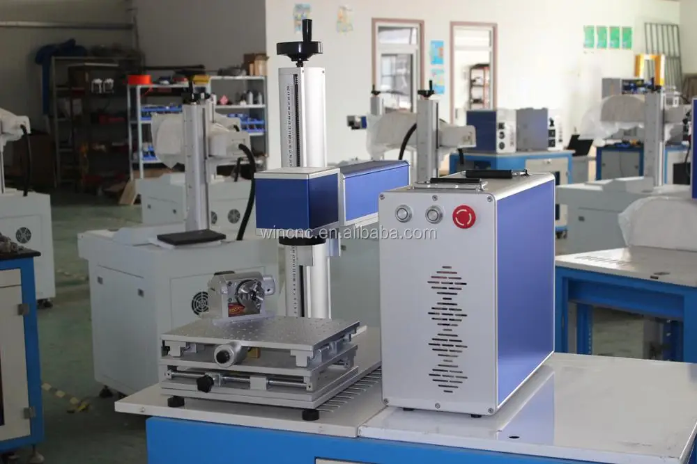 CNC mobile watch phones metal fiber laser marking