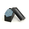 Custom Clear Window Colored Set Up Bow Tie Boxes with insert