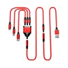 Newest Multi usb line Removable cable 3 in 1 braided micro usb cable for Phone