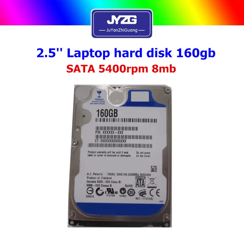 

lot hard drive stock] hdd 2.5 sata 160gb brand internal laptop hard disk, N/a