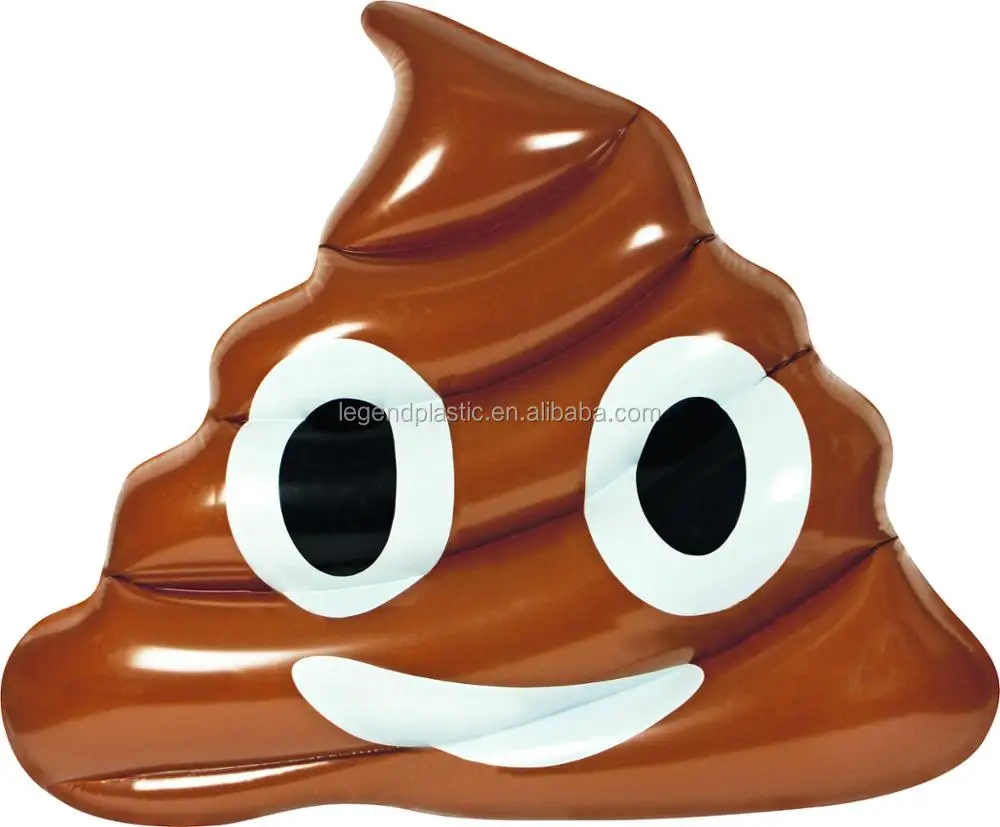 poop emoji float