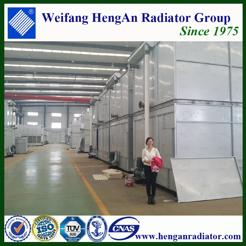 ammonia evaporative condenser for ice cream factory