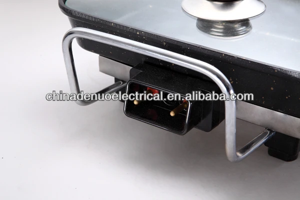 
Aluminium non stick electric bbq hot pot grill 