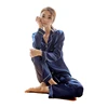 Cheap wholesale sexy night dress winter sleepwear luxury nightgown satin sleepwear women silk pajamas