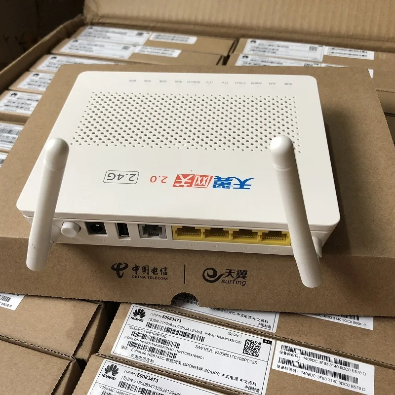 New Arrival Huawei HS8145C GPON/EPON ONU With 1GE+3FE+1TEL+USB+WIFI Same as HS8545M