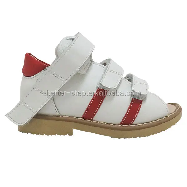 red orthopedic sandals