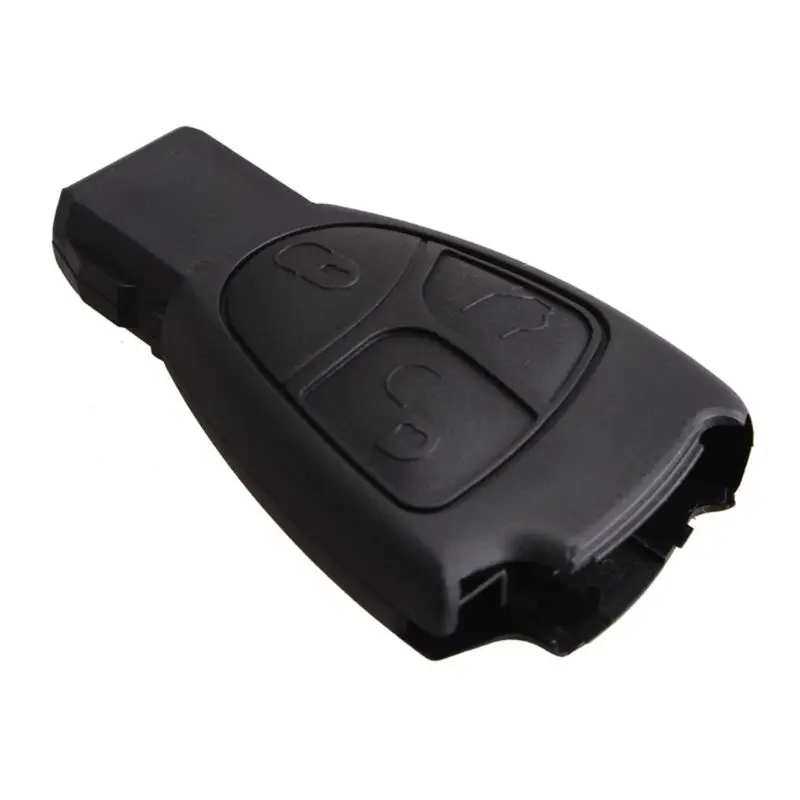 

3 Buttons with lock / unlock / safe Replacement Remote Key Shell Key Case For Mercedes Benz C E ML Plastic Material